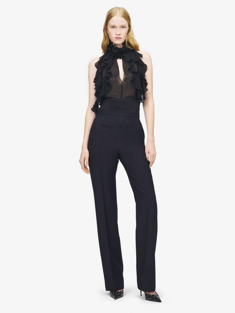 Ruffled Top | Alexander McQueen - image 2