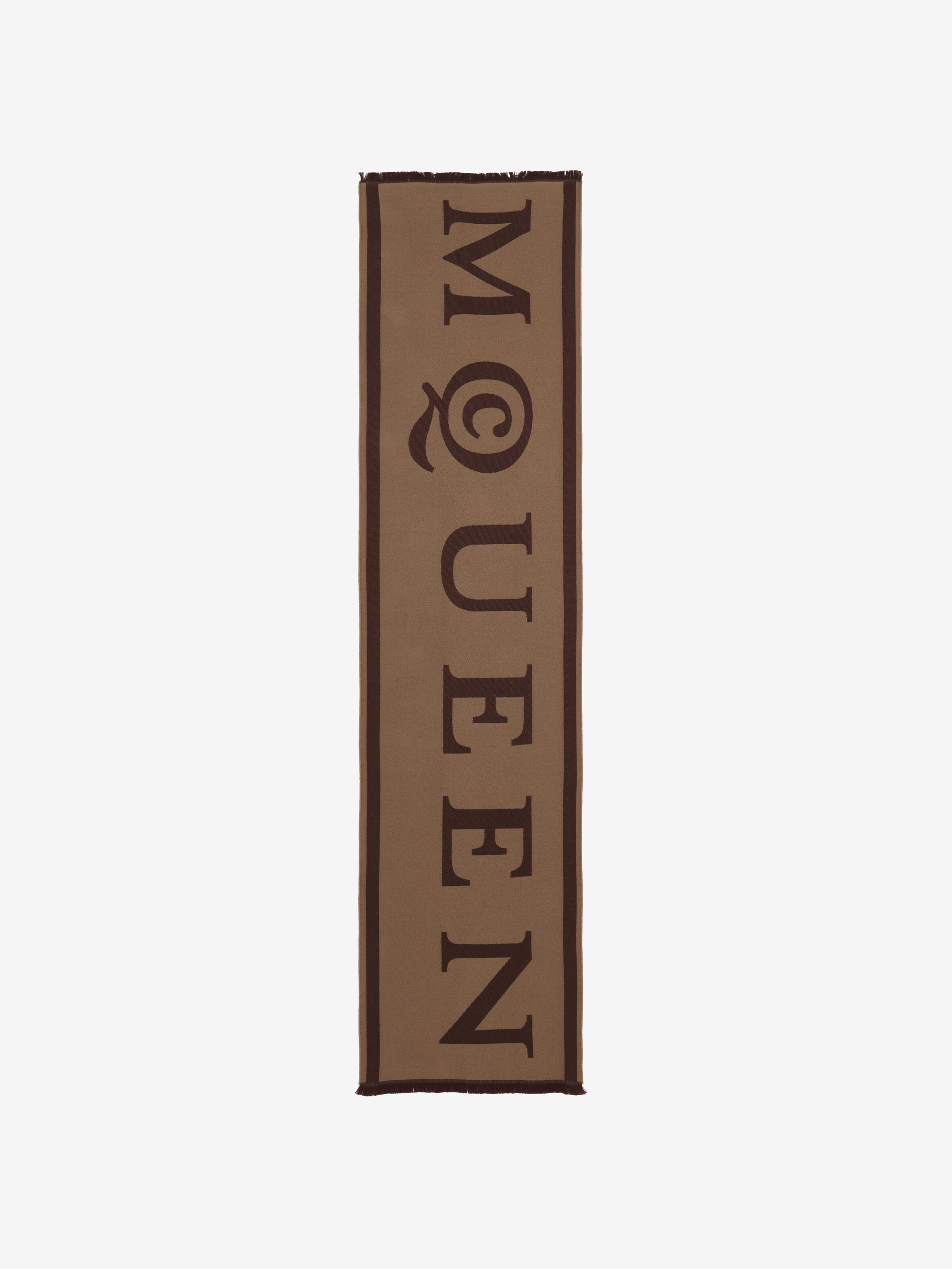 McQueen Jacquard-Schal aus Wolle