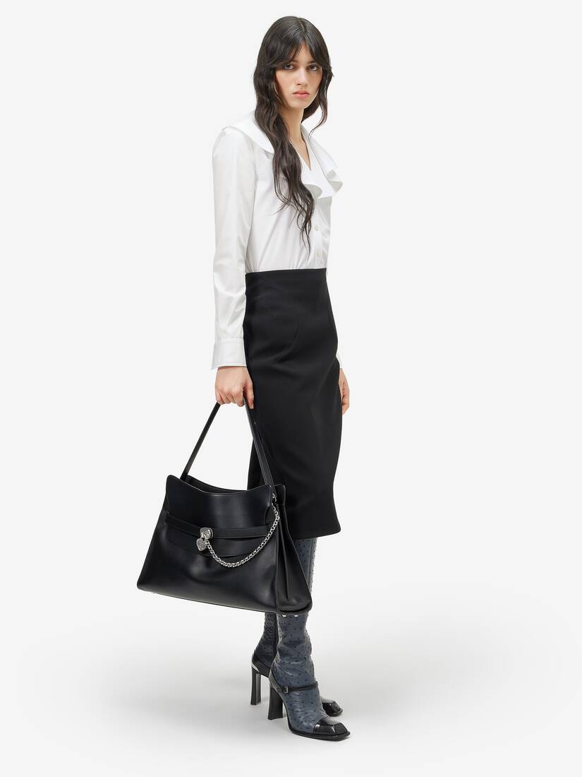 Waterfall Collar Shirt | Alexander McQueen - image 3