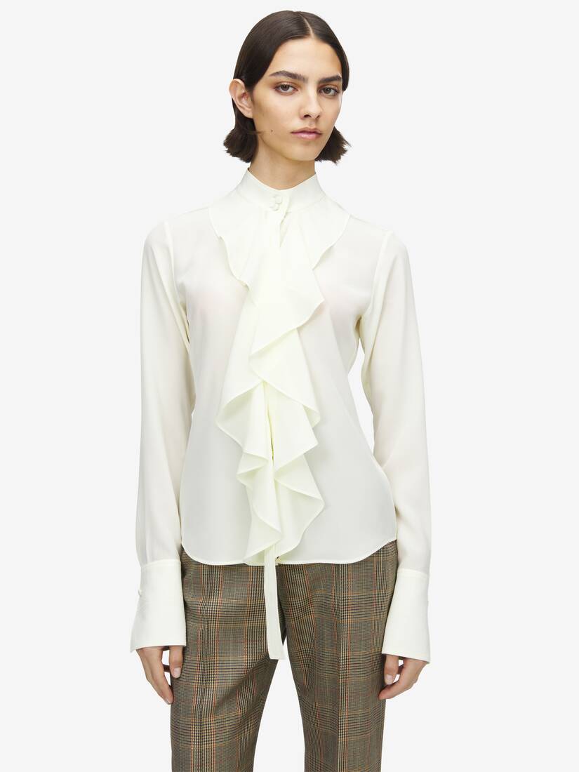 Ruffled Shirt | Alexander McQueen - image 1