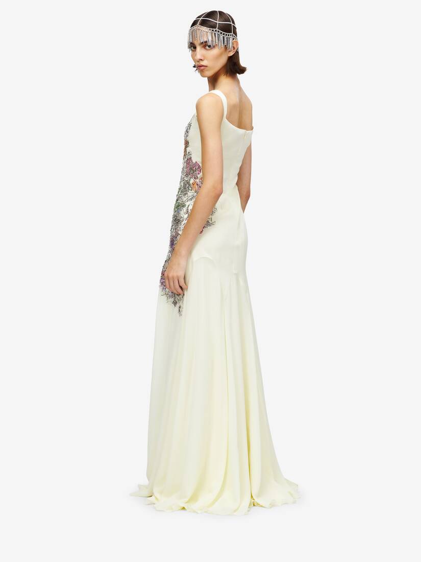 碎花刺绣晚宴连衣裙 | Alexander McQueen - image 4