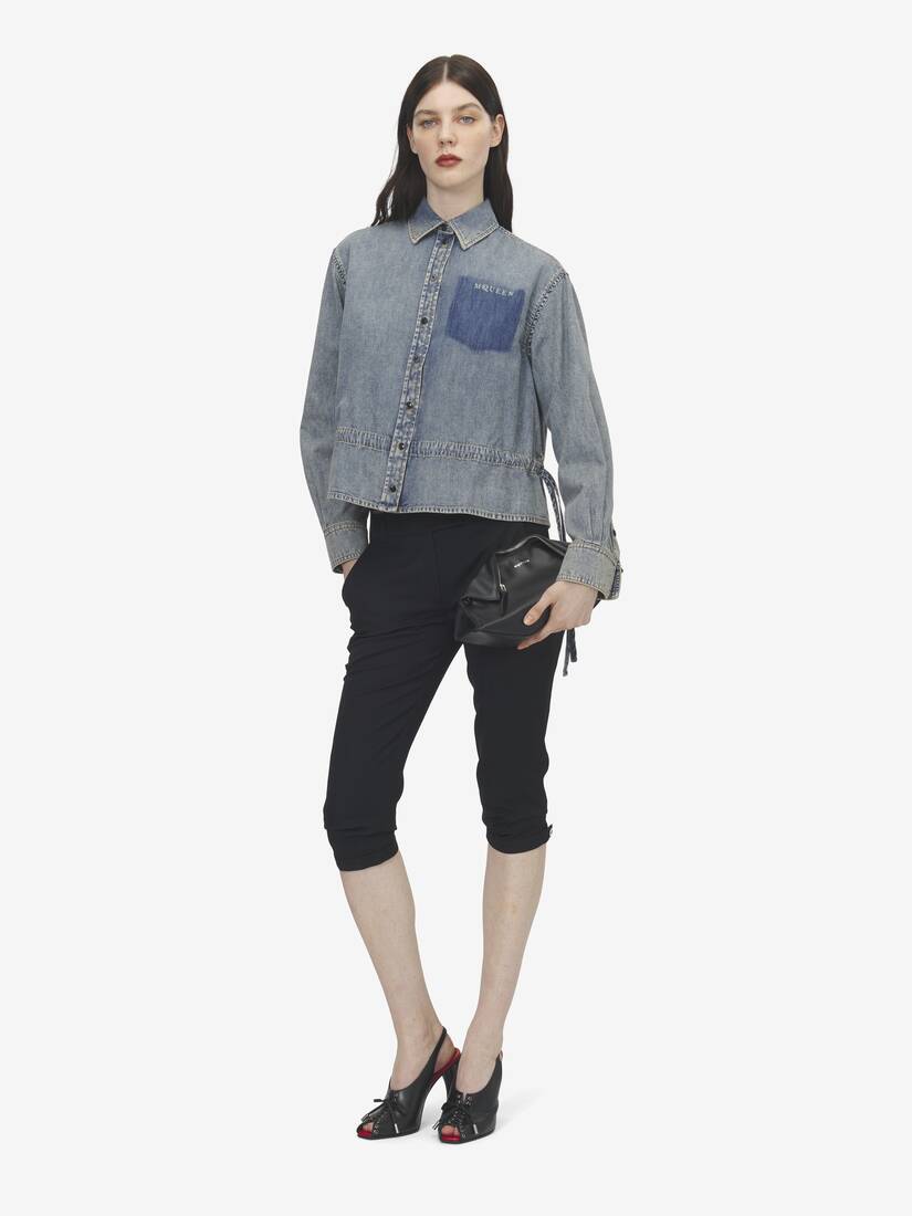 Chambray Shirt Jacket | Alexander McQueen - image 2