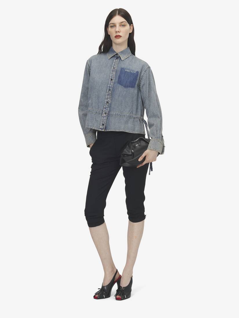 Chambray Shirt Jacket | Alexander McQueen - image 2