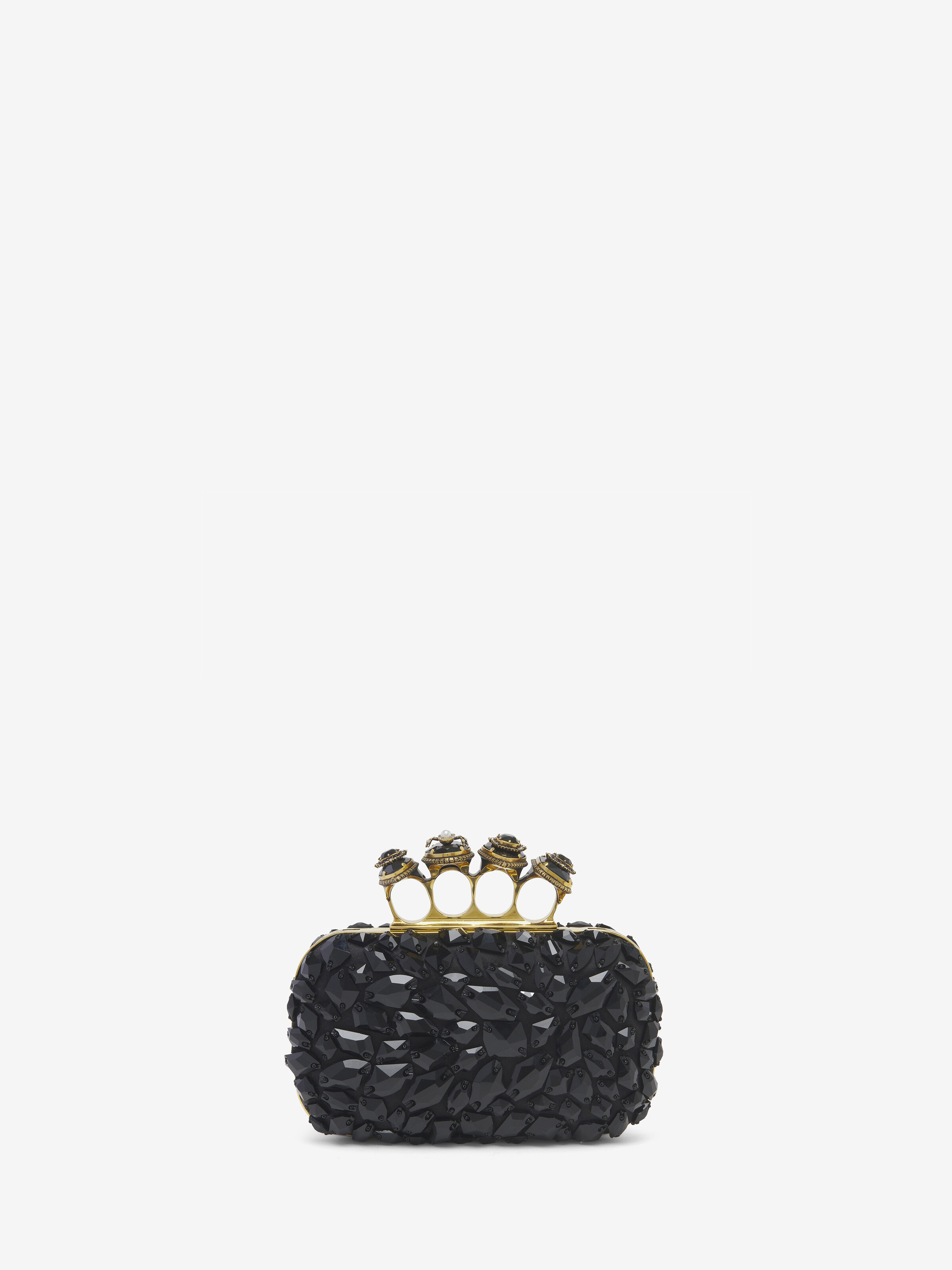 Spider Jewelled Knuckle Clutch