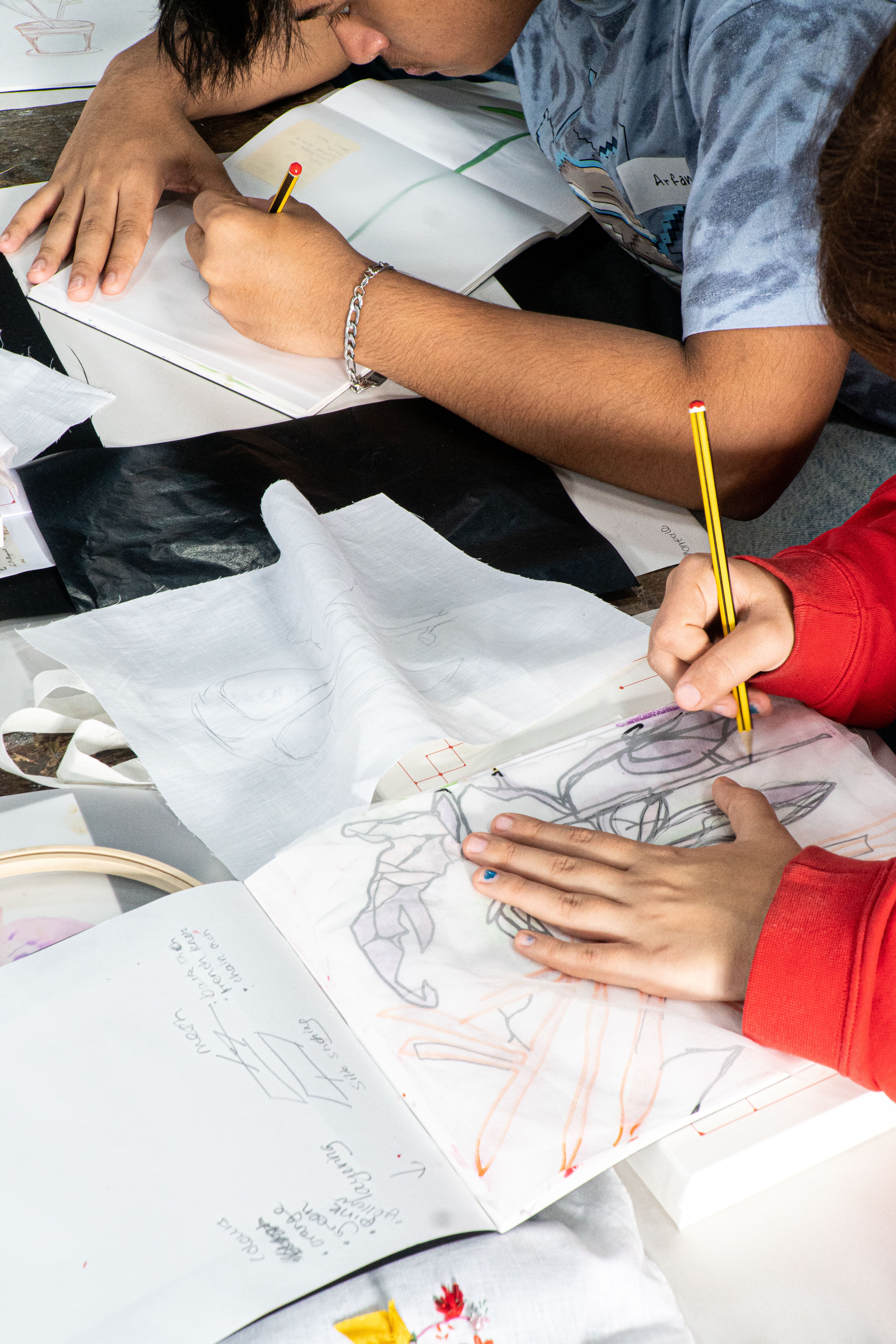 A Team Arts Education embroidery programme