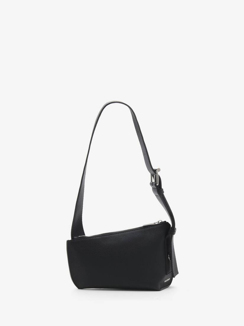 Women's McQueen T-Bar Sling Pouch in Silver | Alexander