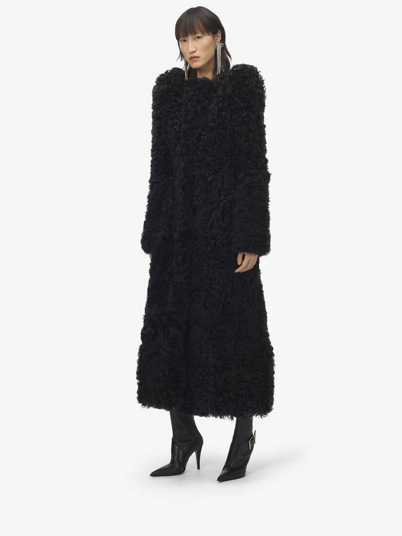 Mantel aus Shearling