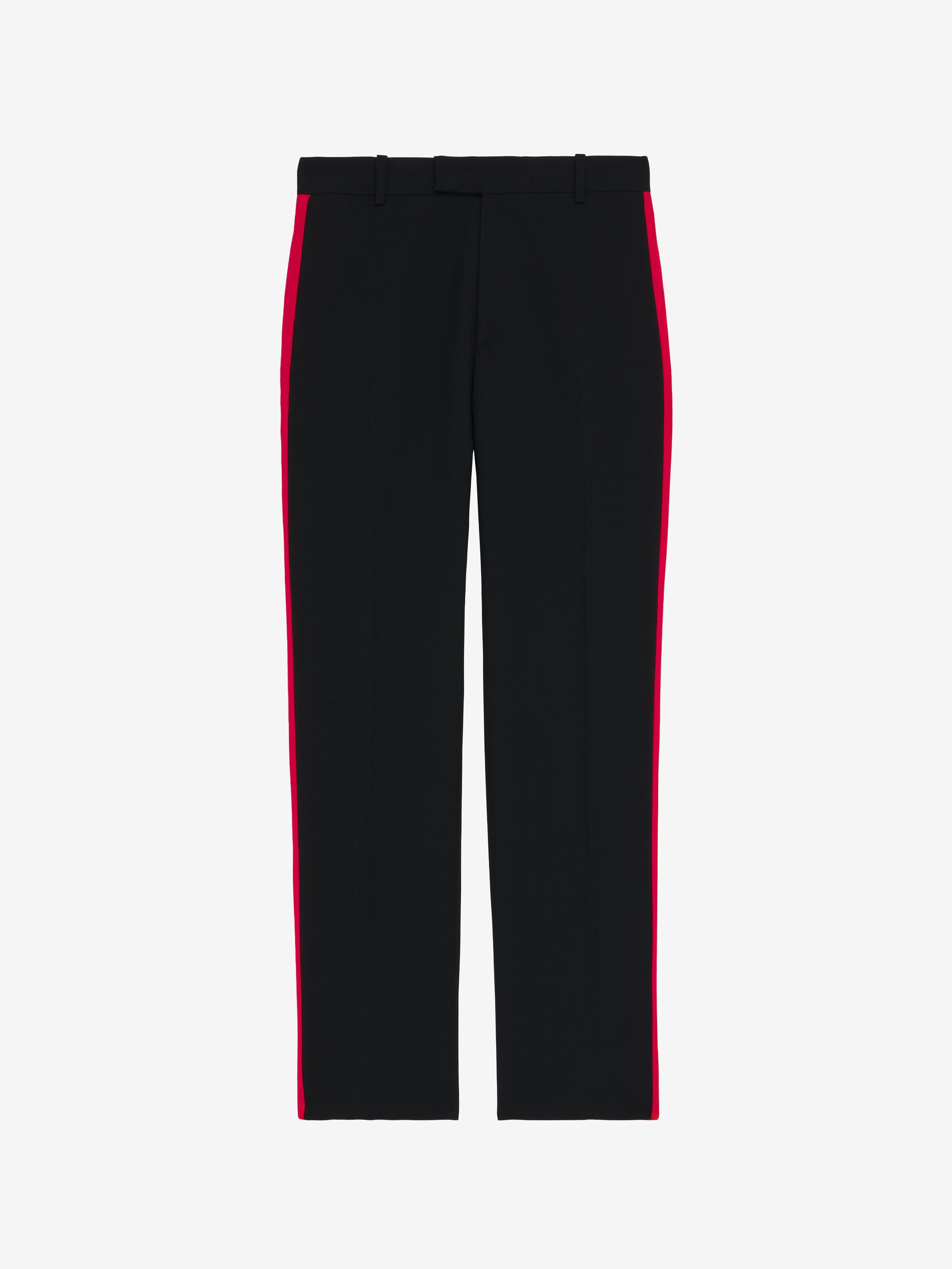 Men's Uniform Cigarette Trousers in Black in 100% Wool | Alexander McQueen - image 1