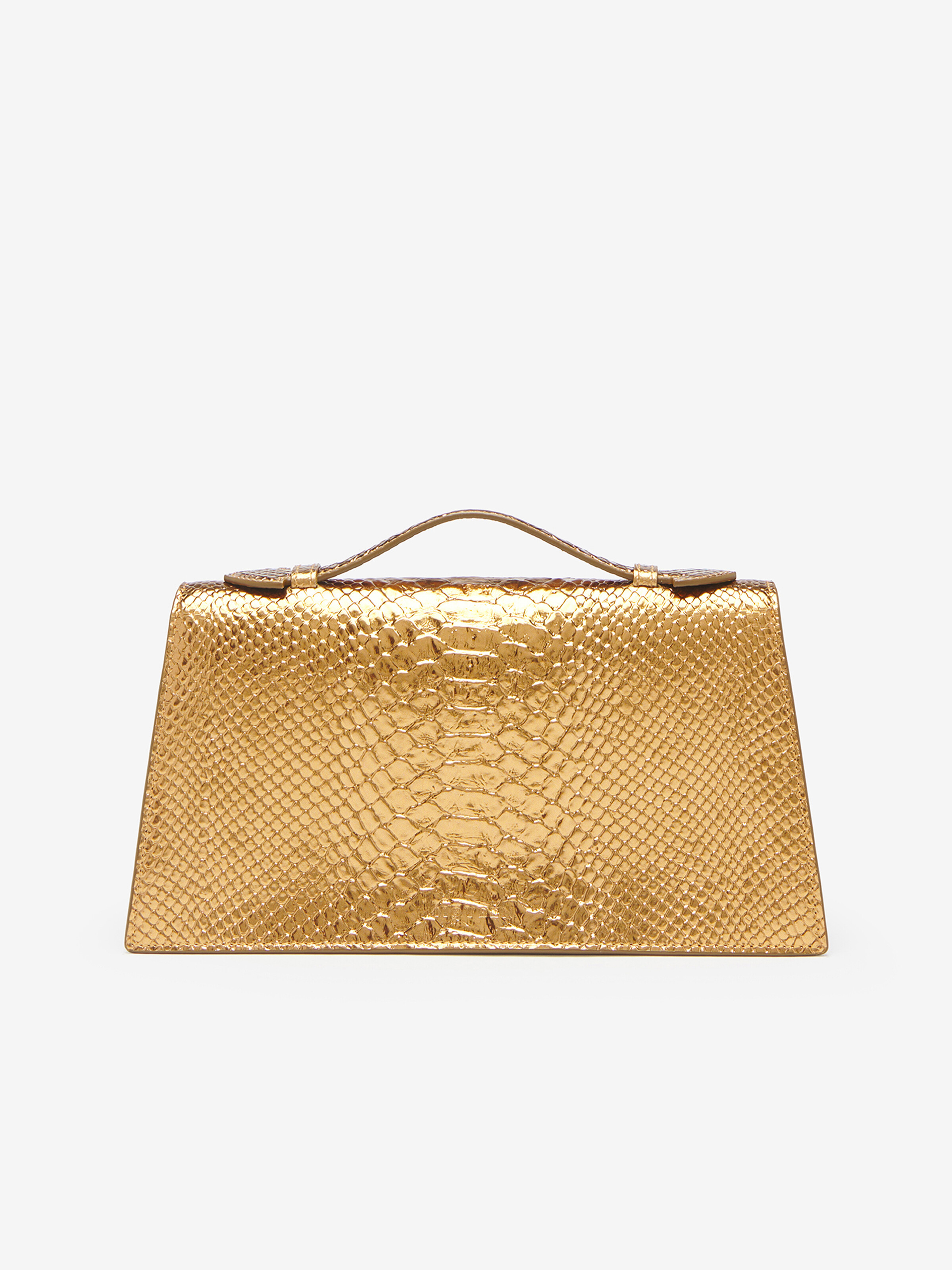 Women's Skull Top Handle in Gold in Calf Leather | Alexander McQueen - image 4