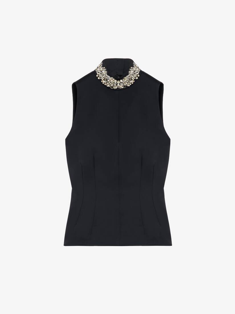 Chain Mail Embroidery Top