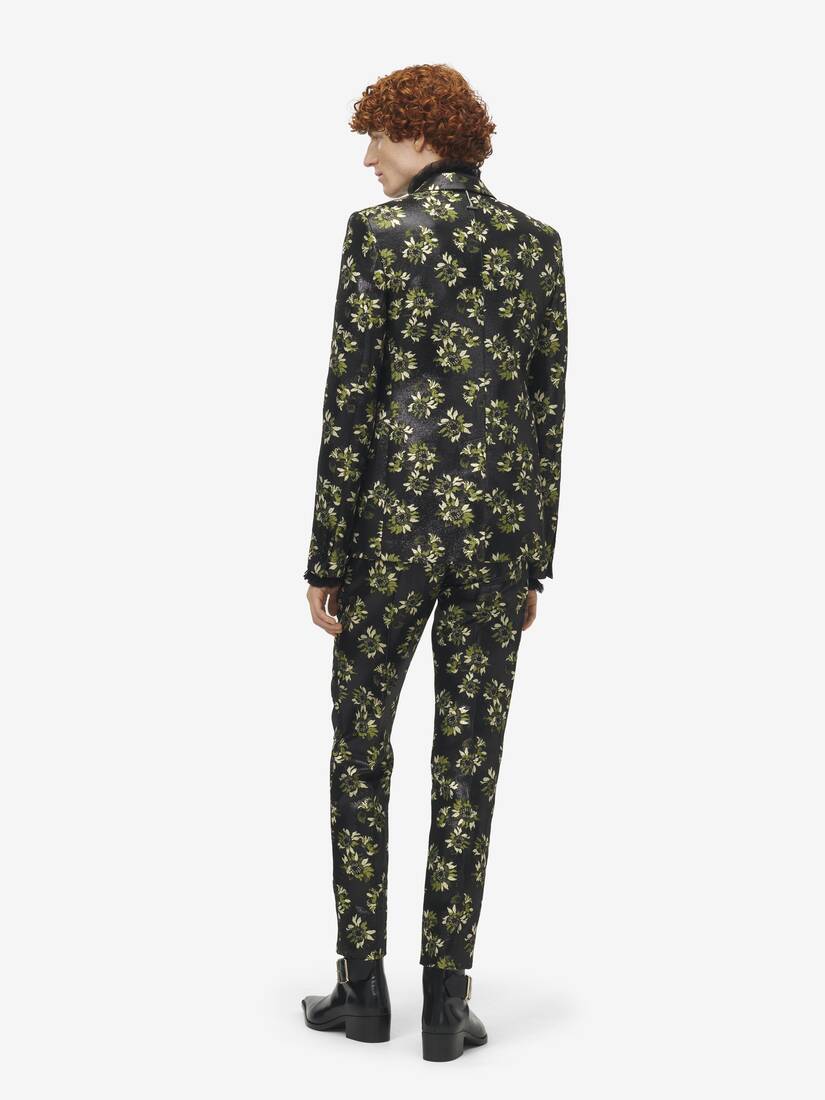 Sunflower Jacquard Single-breasted Jacket