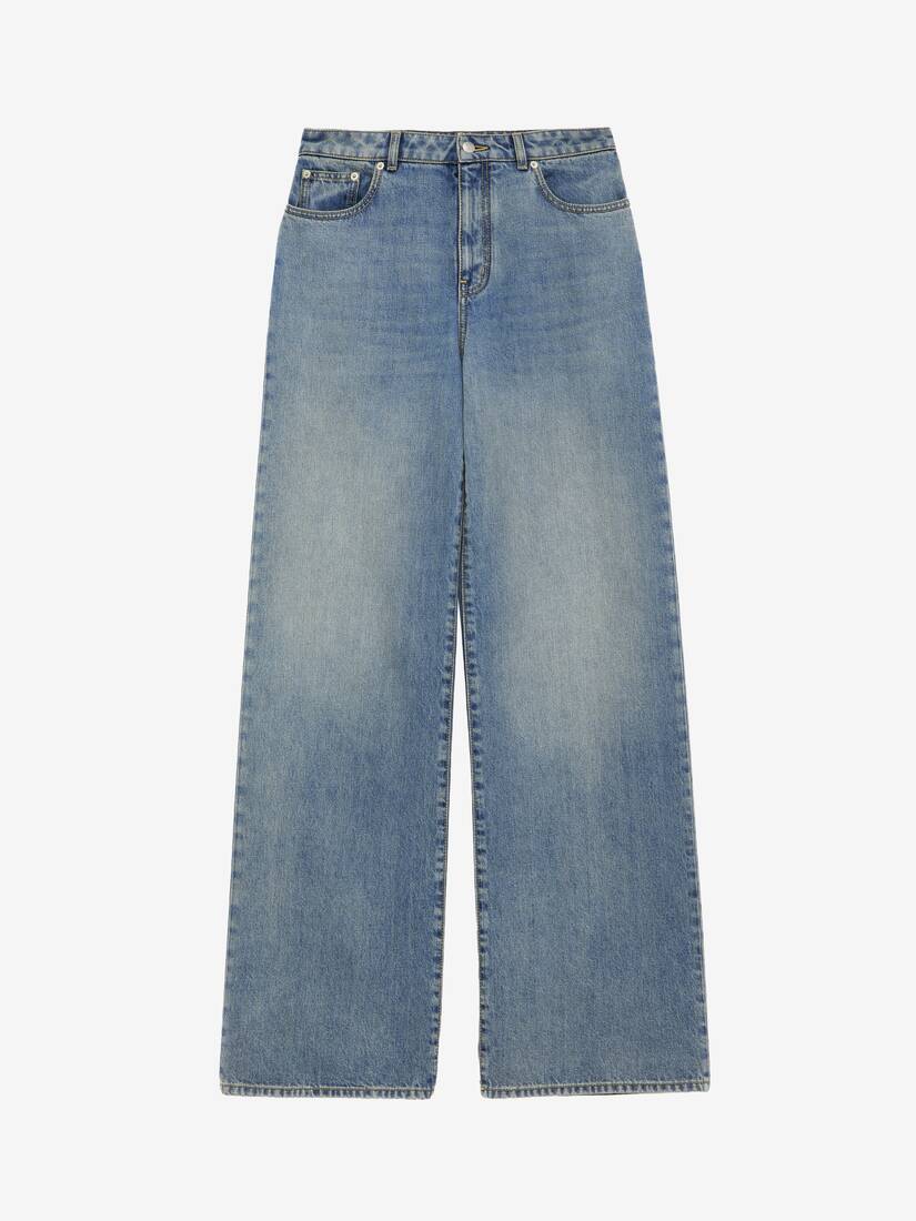 Jeans mit weitem Bein | Alexander McQueen - image 2