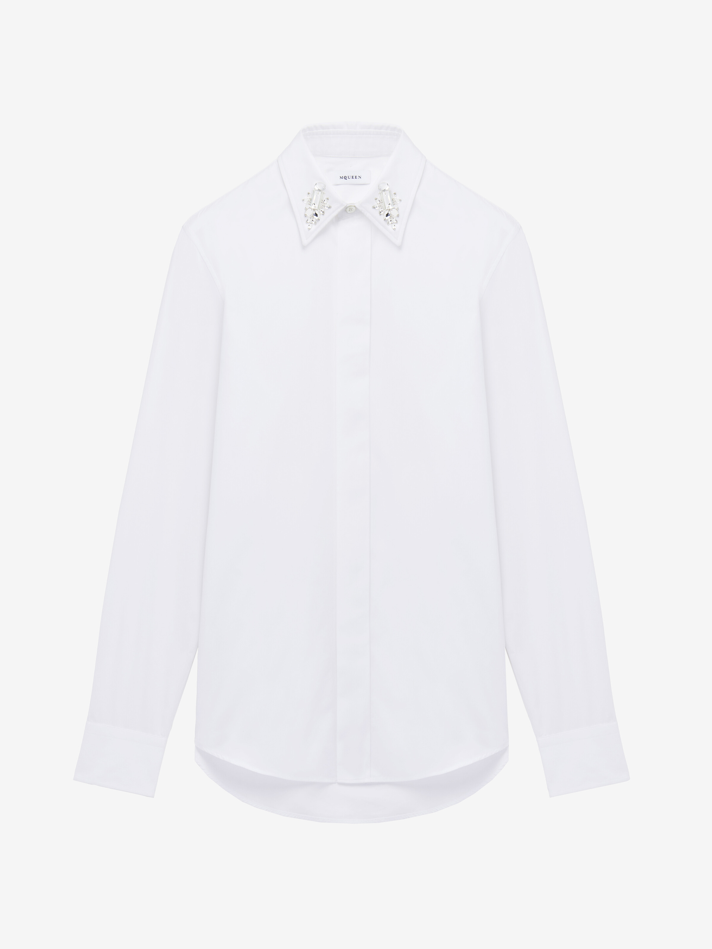 Crystal Mirror刺绣衬衫 in 100% 棉 | Alexander McQueen - image 2