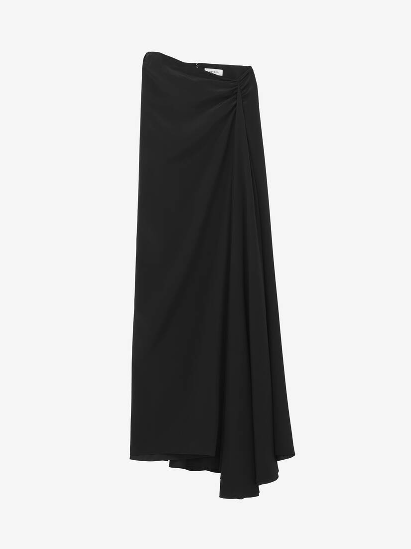 Asymmetric Waist Maxi Skirt | Alexander McQueen - image 1