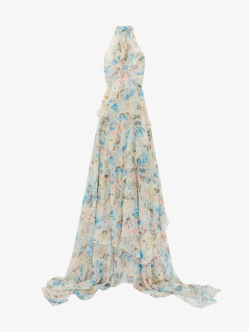 Wallpaper Floral Evening Dress | Alexander McQueen - image 1
