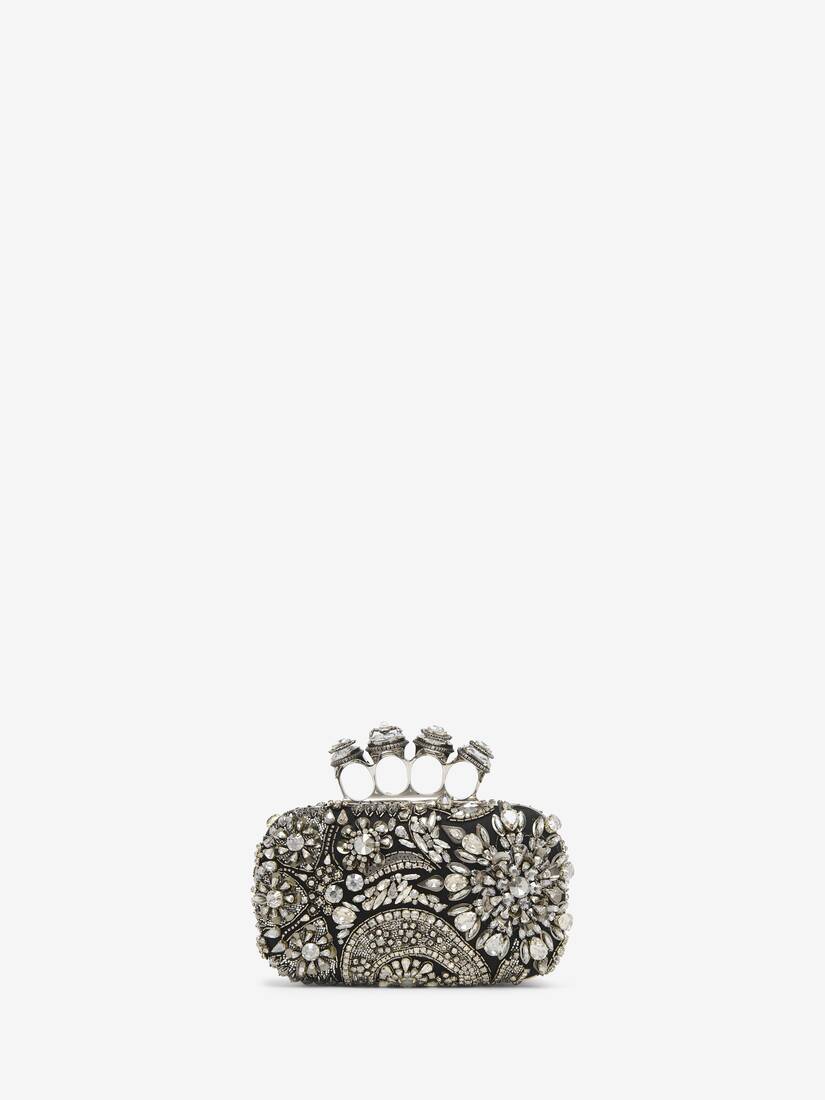Jewelled Spider Knuckle Clutch