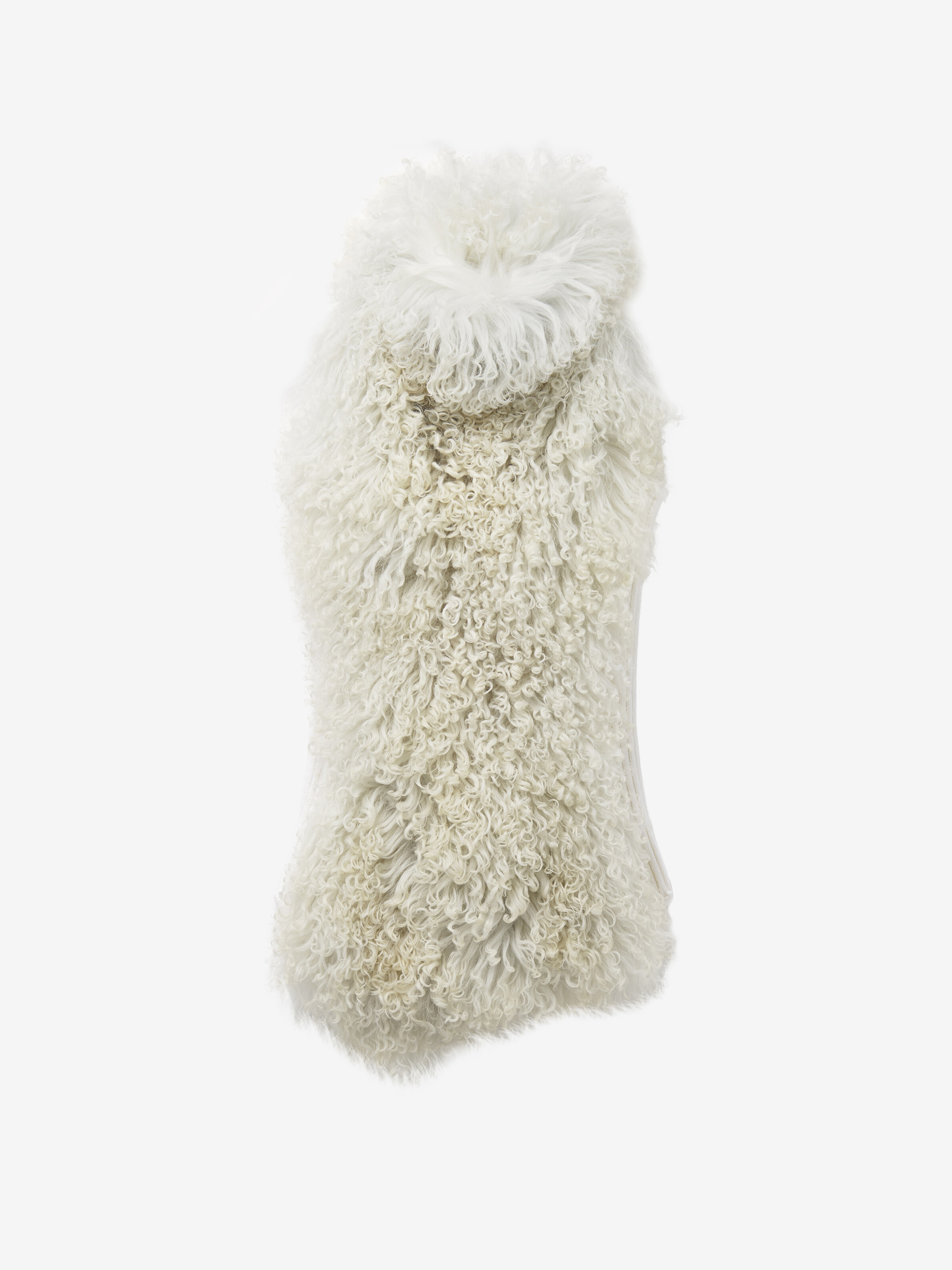 Women's Shearling Sleeveless Top in Beige in Shearling | Alexander McQueen - image 2
