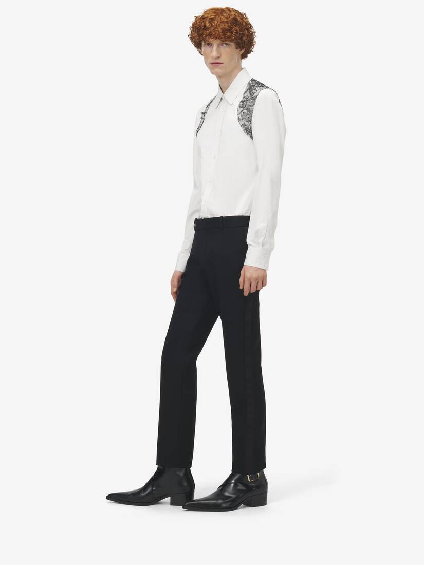 花卉蕾丝背带衬衫 | Alexander McQueen - image 3