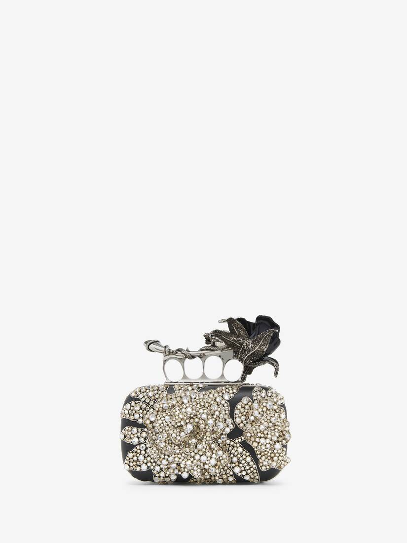Rose & Snake Knuckle Clutch