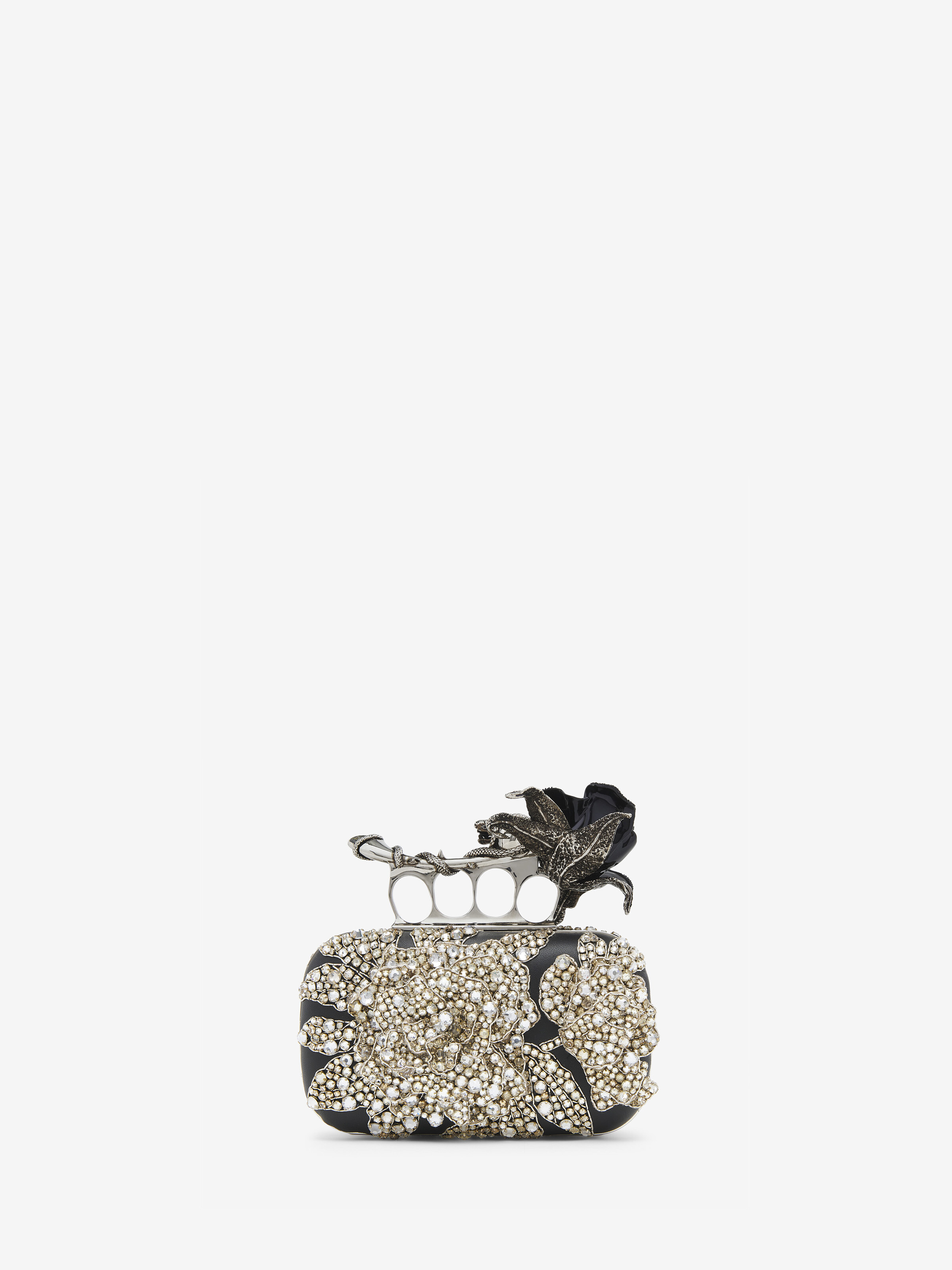 Rose & Snake Knuckle Clutch