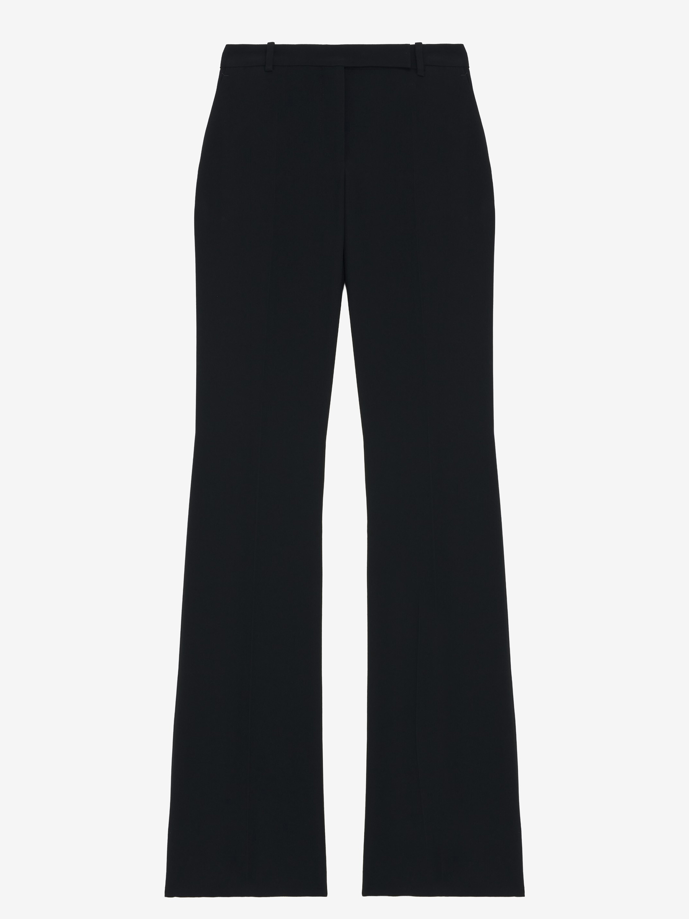 Women's Narrow Bootcut Trousers in Black in 52% Viscose, 48% Acetate | Alexander McQueen - image 1
