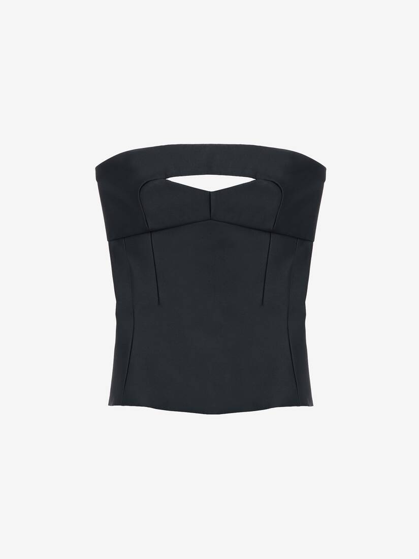 Haut corset à découpe | Alexander McQueen - image 1