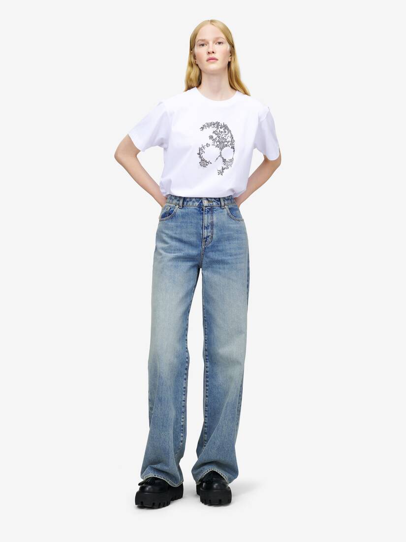 Jeans mit weitem Bein | Alexander McQueen - image 1