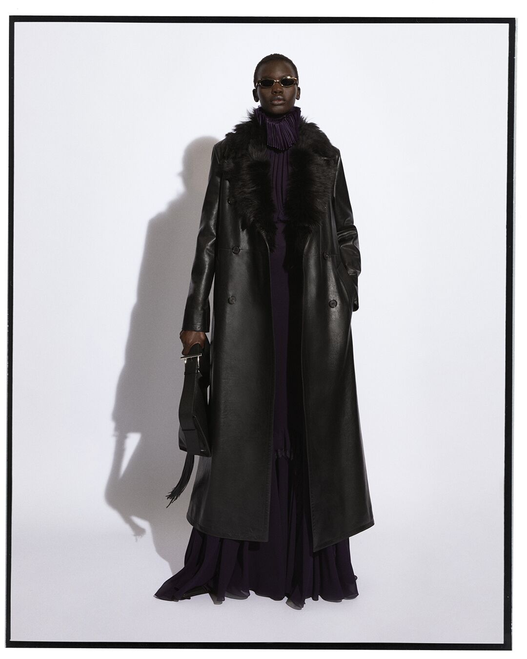 Model photographed by Suffo for McQueen Autumn Winter 2025