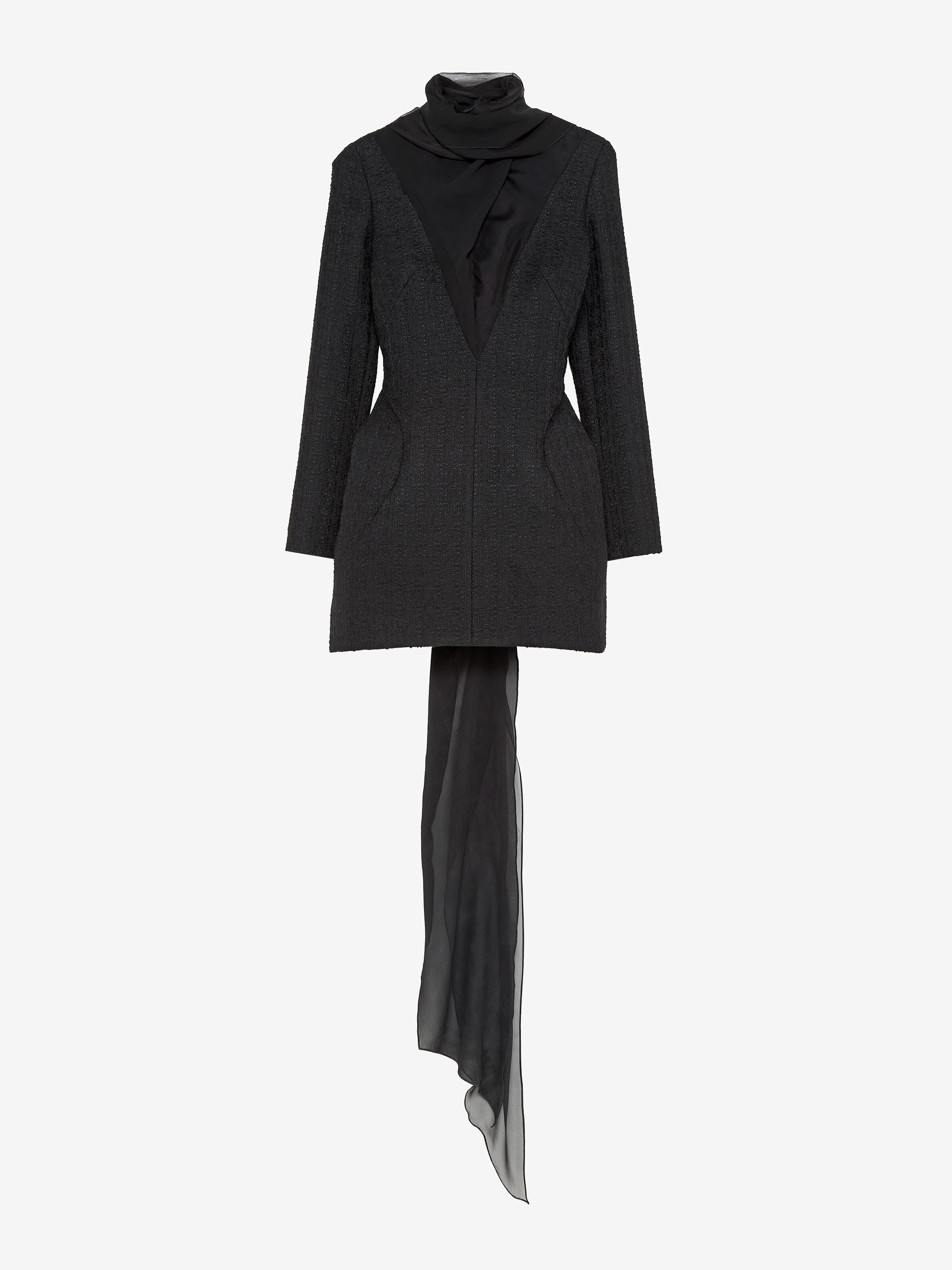 Light Tweed Evening Dress