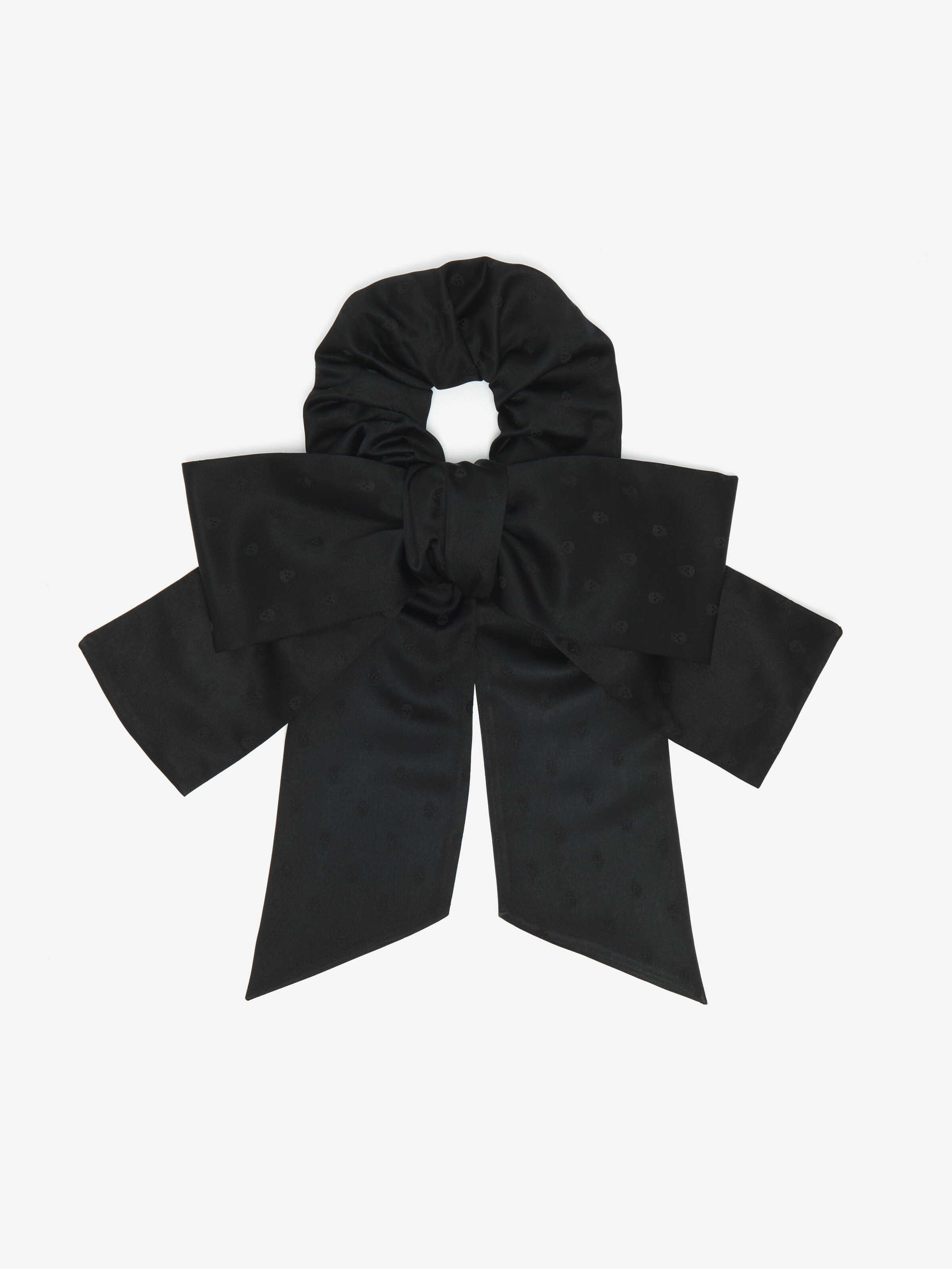 Chouchou à Nœud Jacquard Skull