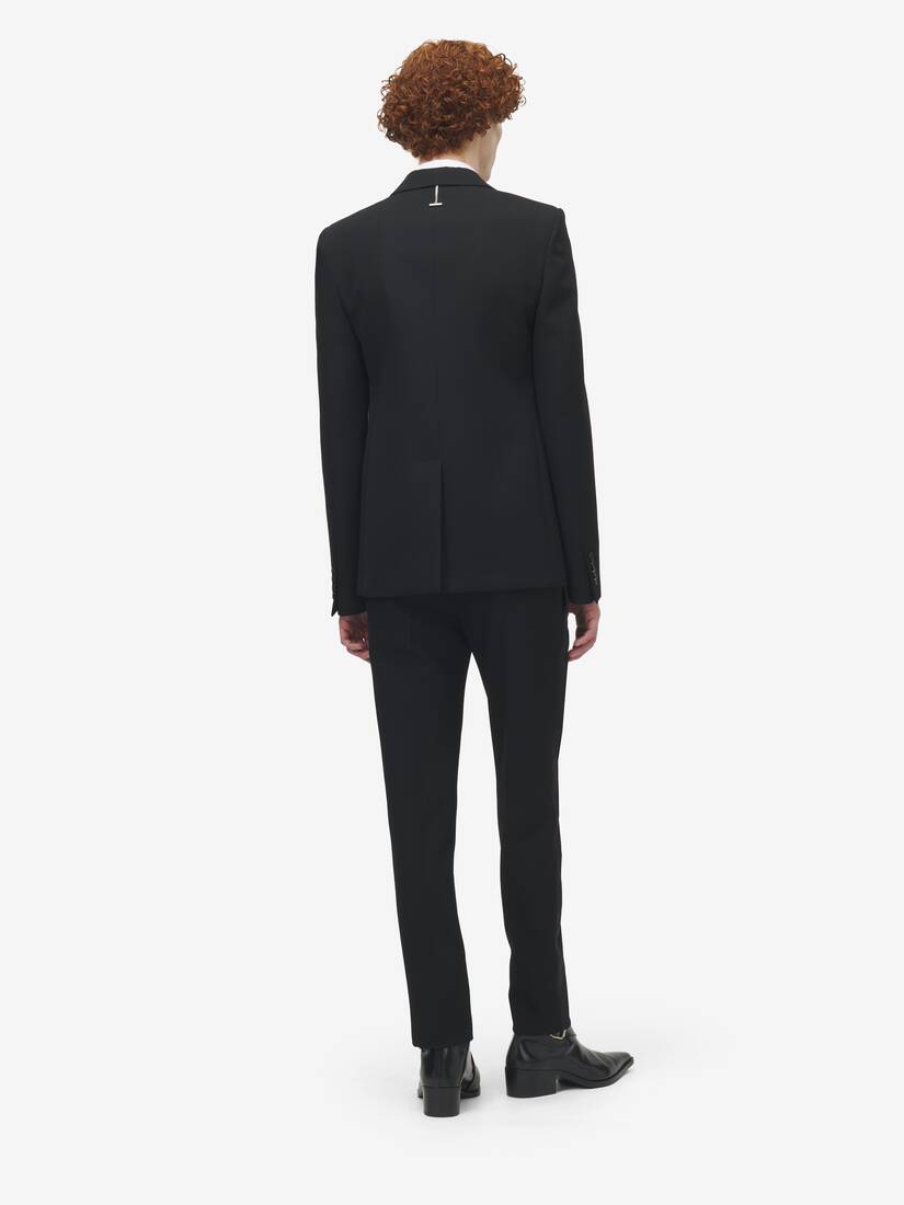 Crystal Mirror Embroidery Single-breasted Jacket | Alexander McQueen - image 4