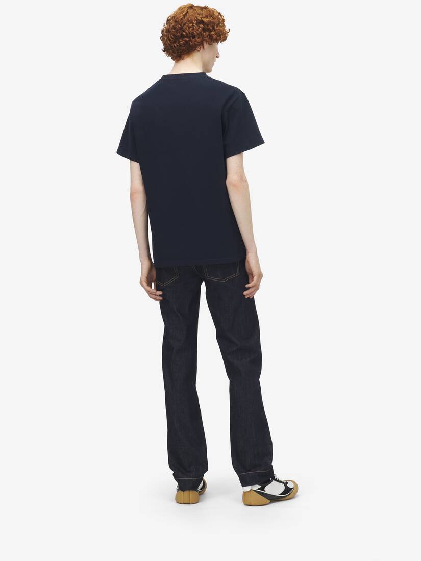 McQueen T-Shirt mit Skriptdruck | Alexander McQueen - image 4