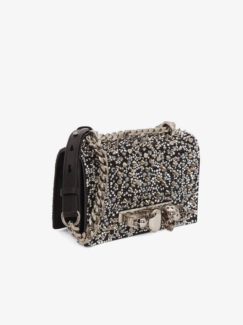 Borsa Jewelled Satchel Mini con cristalli | Alexander McQueen - image 2
