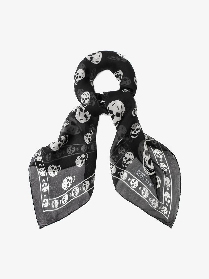 Klassischer Pashmina aus Modal mit Skulls | Alexander McQueen - image 2