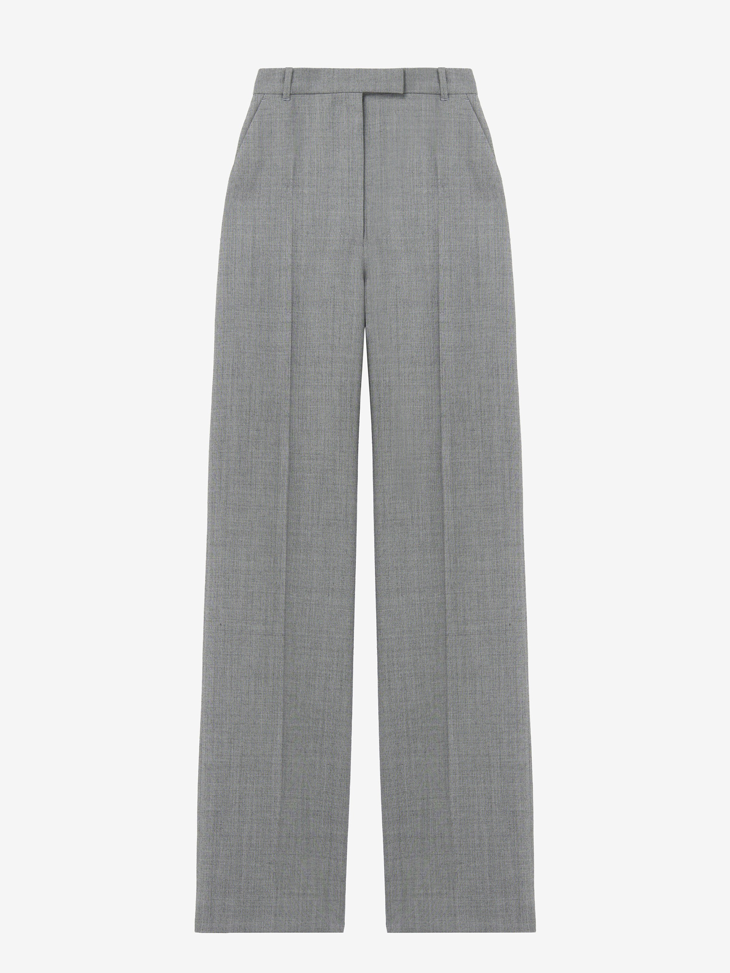 Grisaille Wool Tailored Trousers