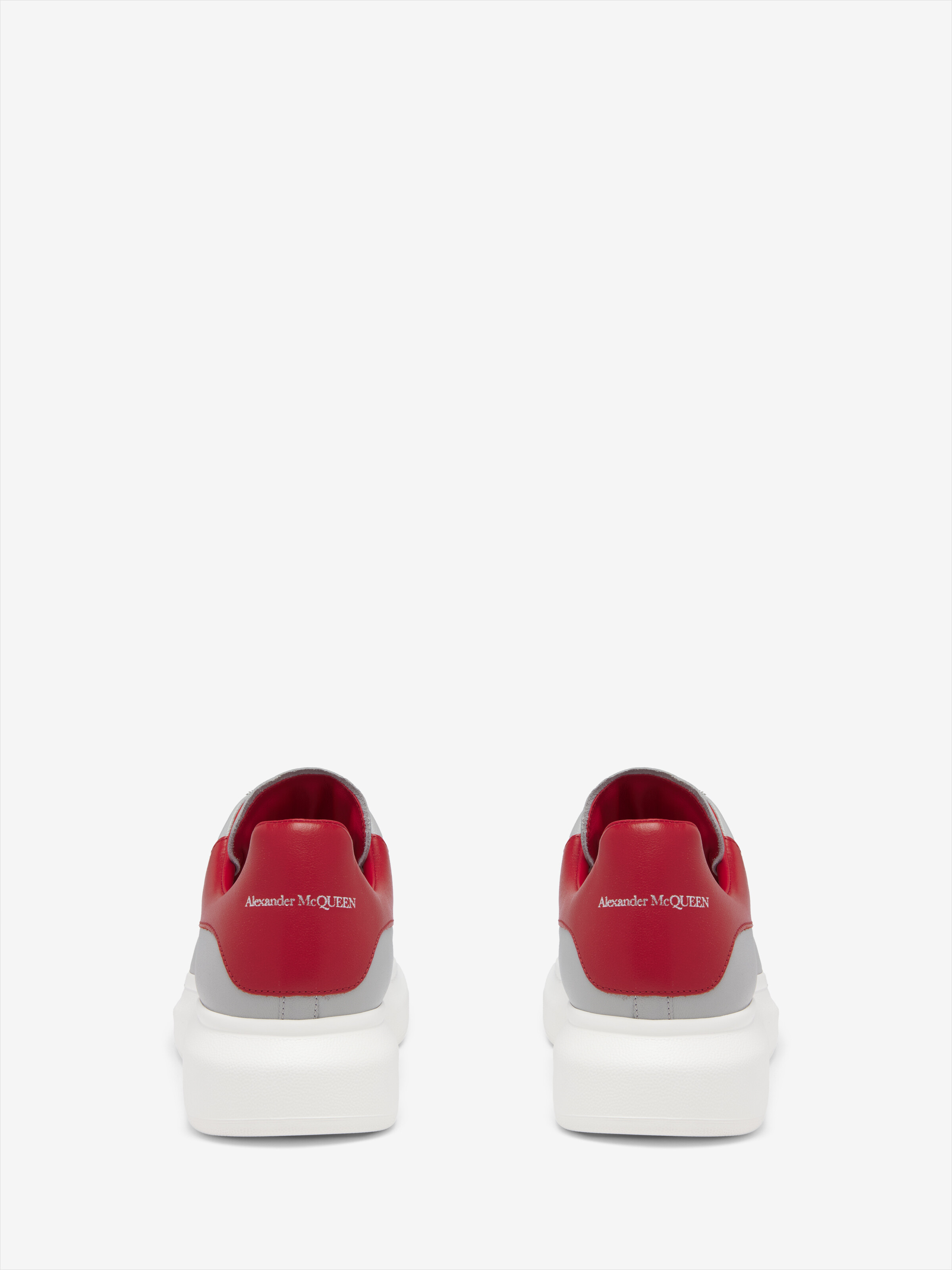Men's Oversized Sneaker in Red in Calf Leather | Alexander McQueen - image 4