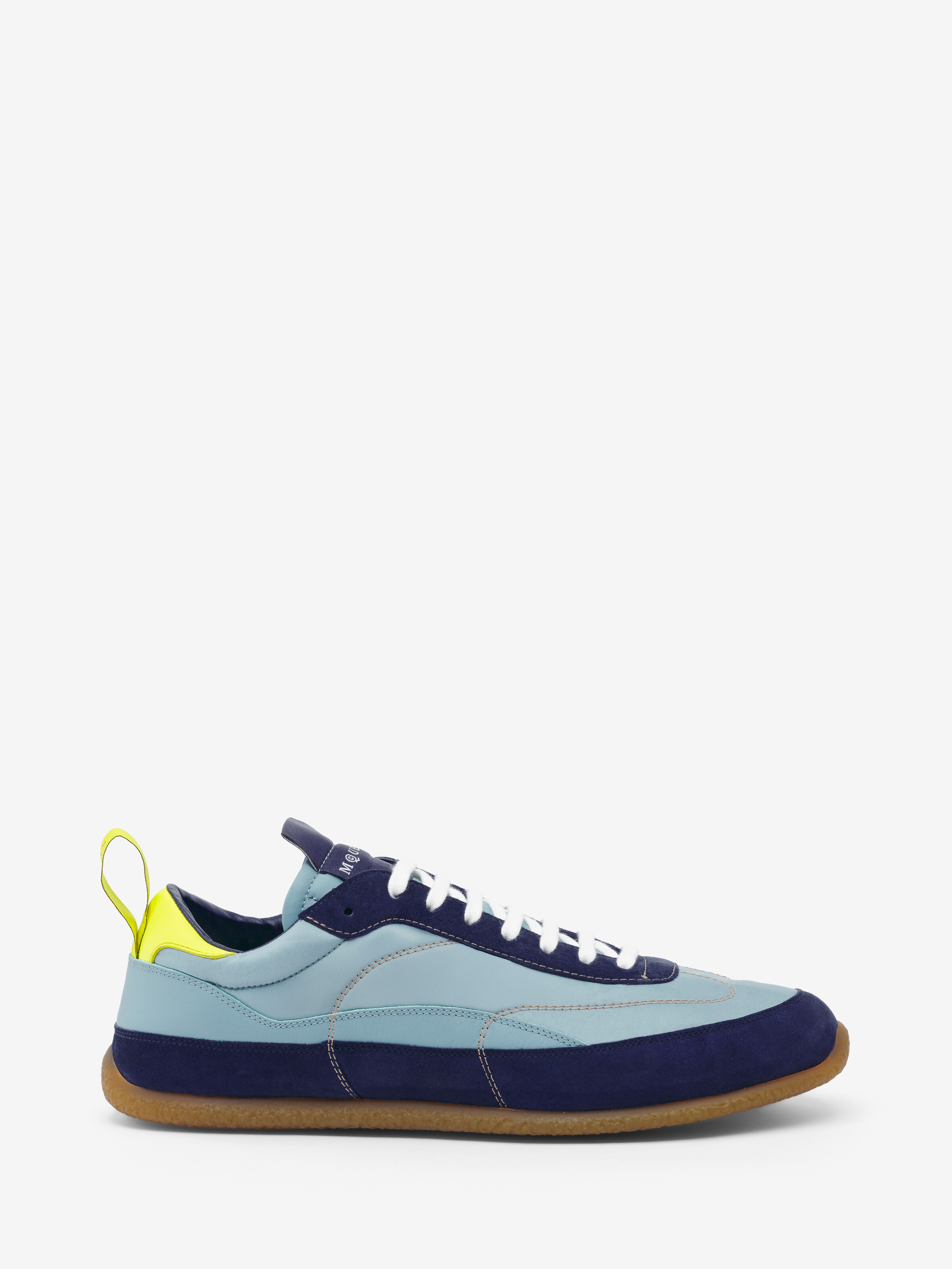 Sneaker EC1 da Donna in Blu in 100% Pelle di vitello | Alexander McQueen - image 1