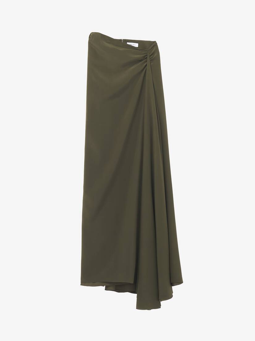 Asymmetric Waist Maxi Skirt | Alexander McQueen - image 1