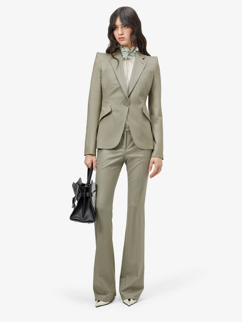 Giacca monopetto in gabardine di lana | Alexander McQueen - image 2