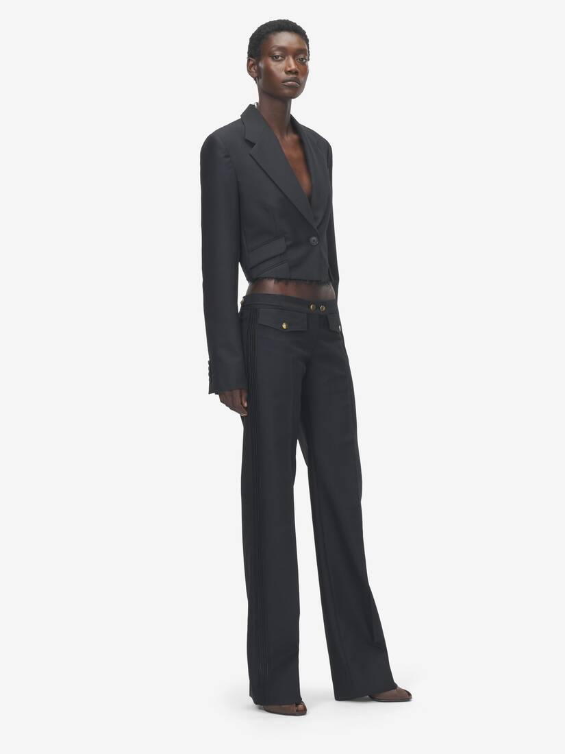 Straight Leg Trousers | Alexander McQueen - image 3