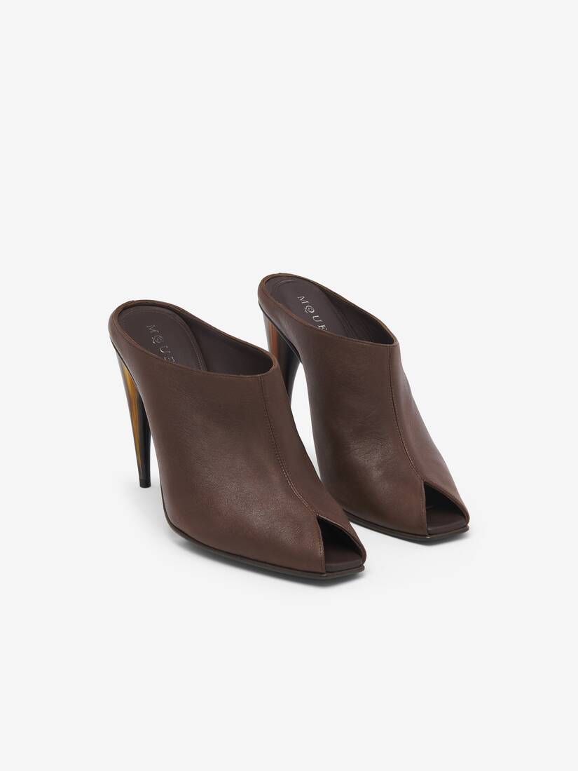 Horn Heel Mule | Alexander McQueen - image 3