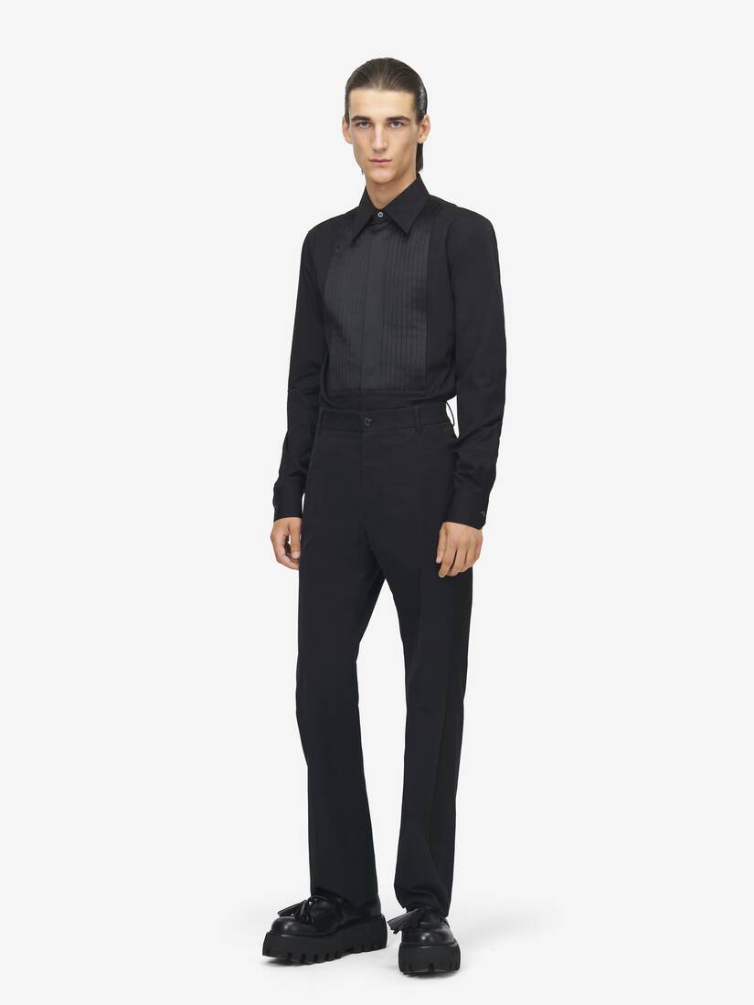 Straight Leg Tailored Trousers