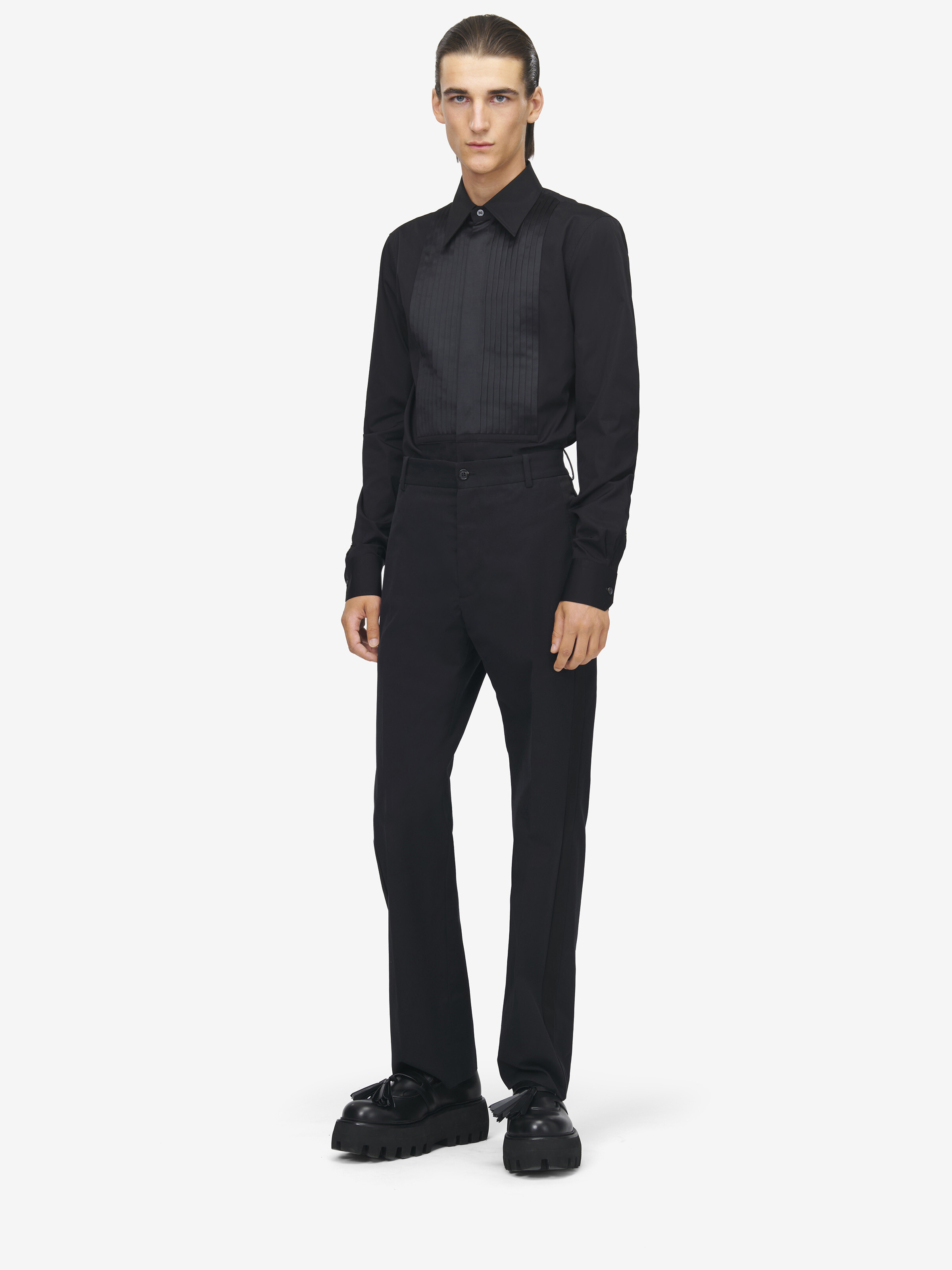 Straight Leg Tailored Trousers