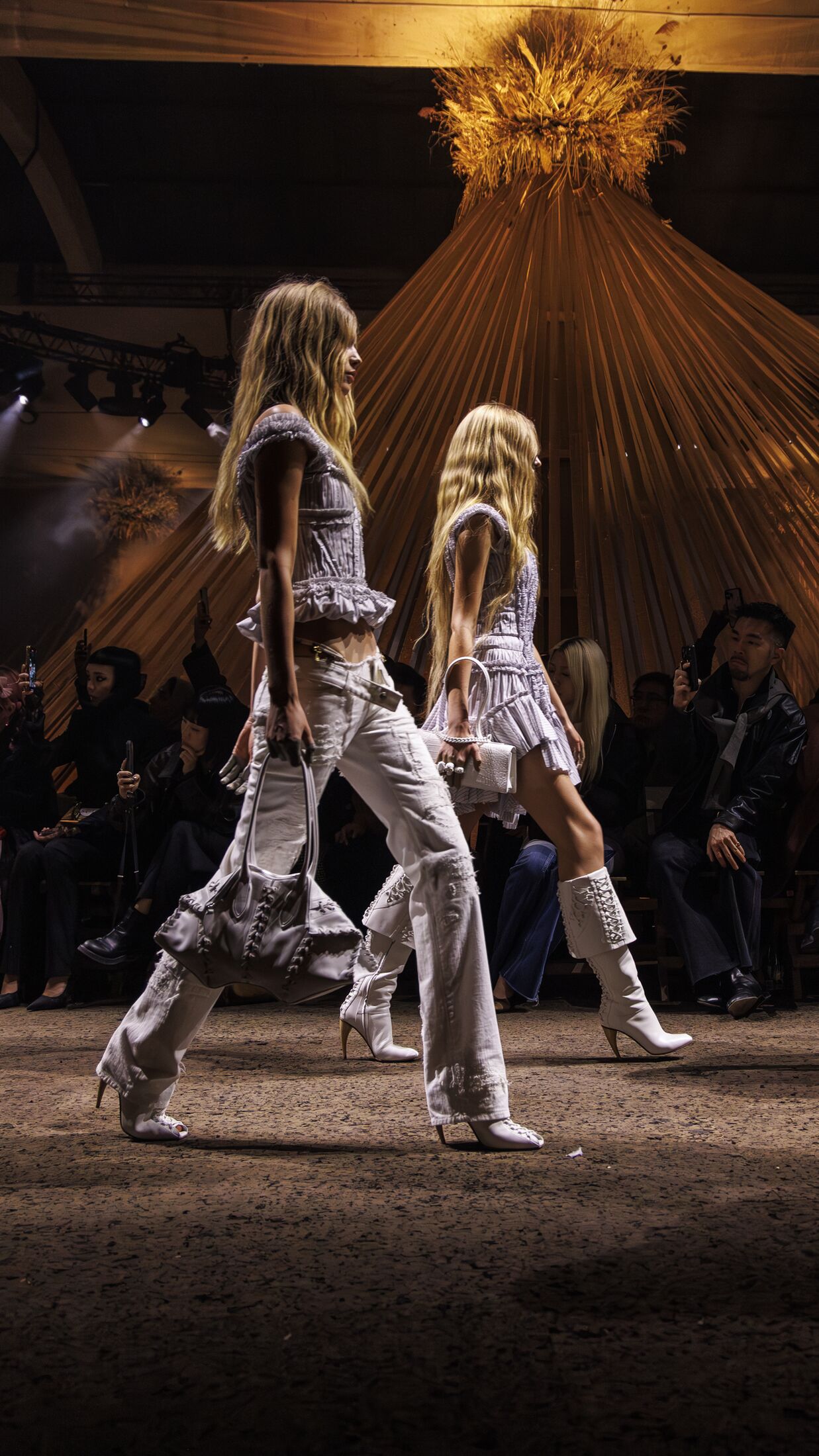 SS26 Alexander McQueen fashion show by Seán McGirr