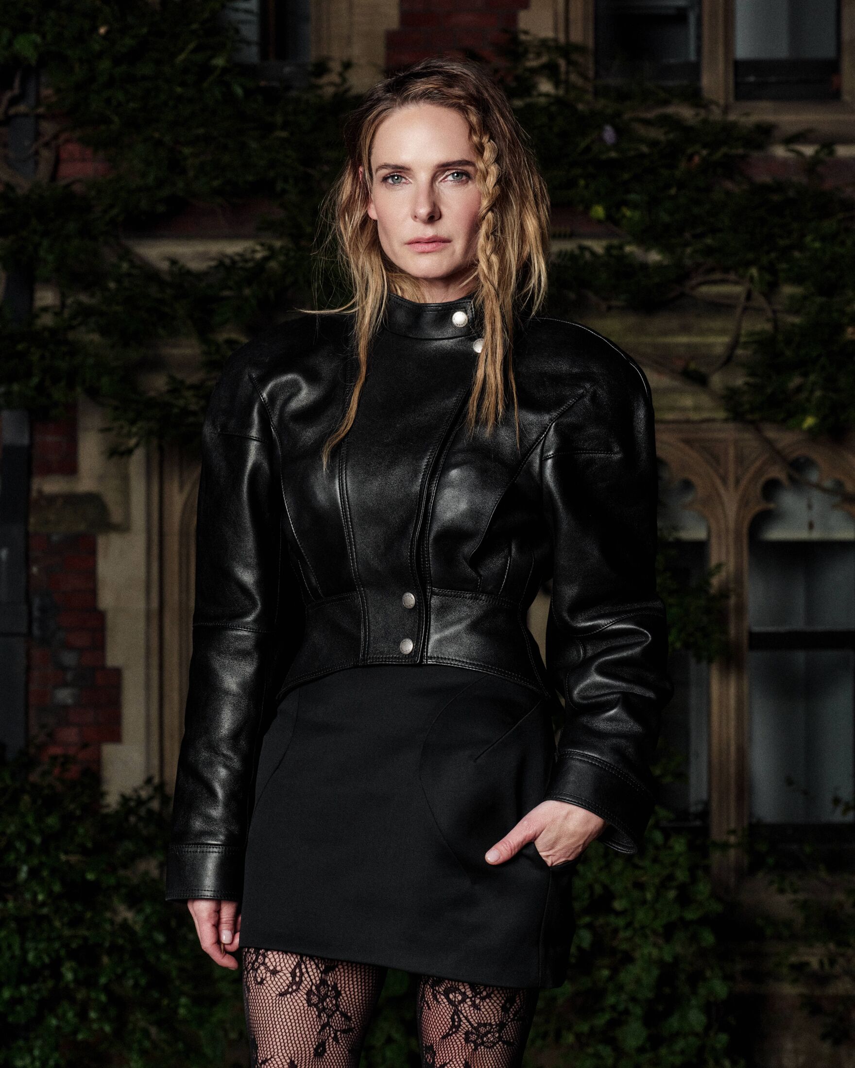 Rebecca Ferguson Bower wearing Alexander McQueen