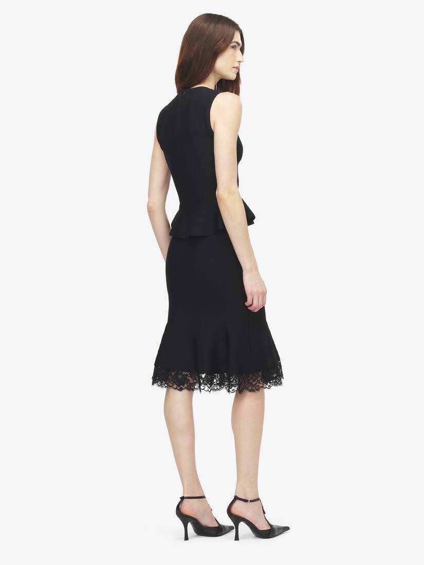 Heritage Lace Peplum Top | Alexander McQueen - image 4