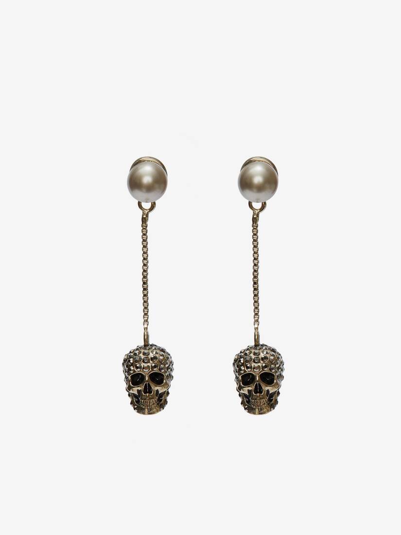 파베 스컬 체인 이어링 | Alexander McQueen - image 1