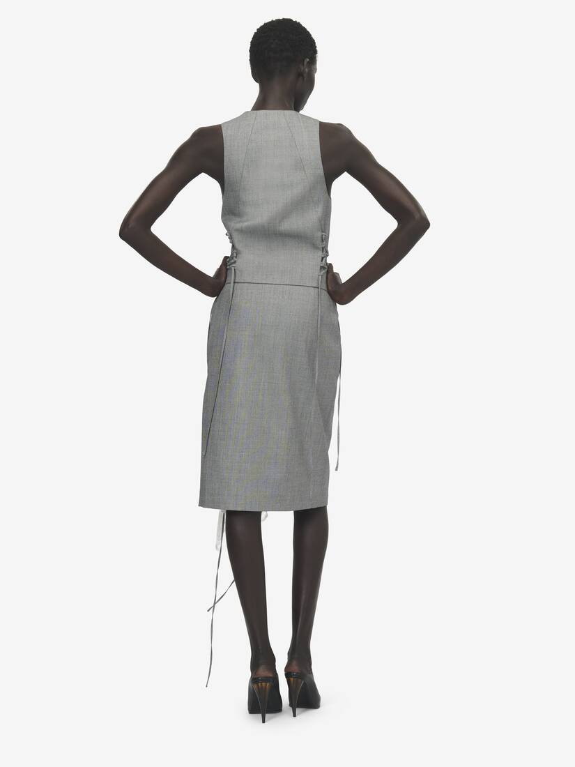 Corset Lacing Panel Pencil Skirt | Alexander McQueen - image 4