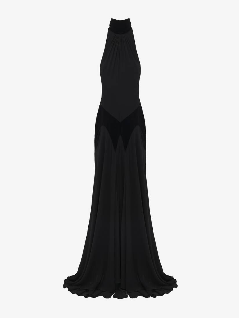 Silk Georgette Evening Dress | Alexander McQueen - image 1
