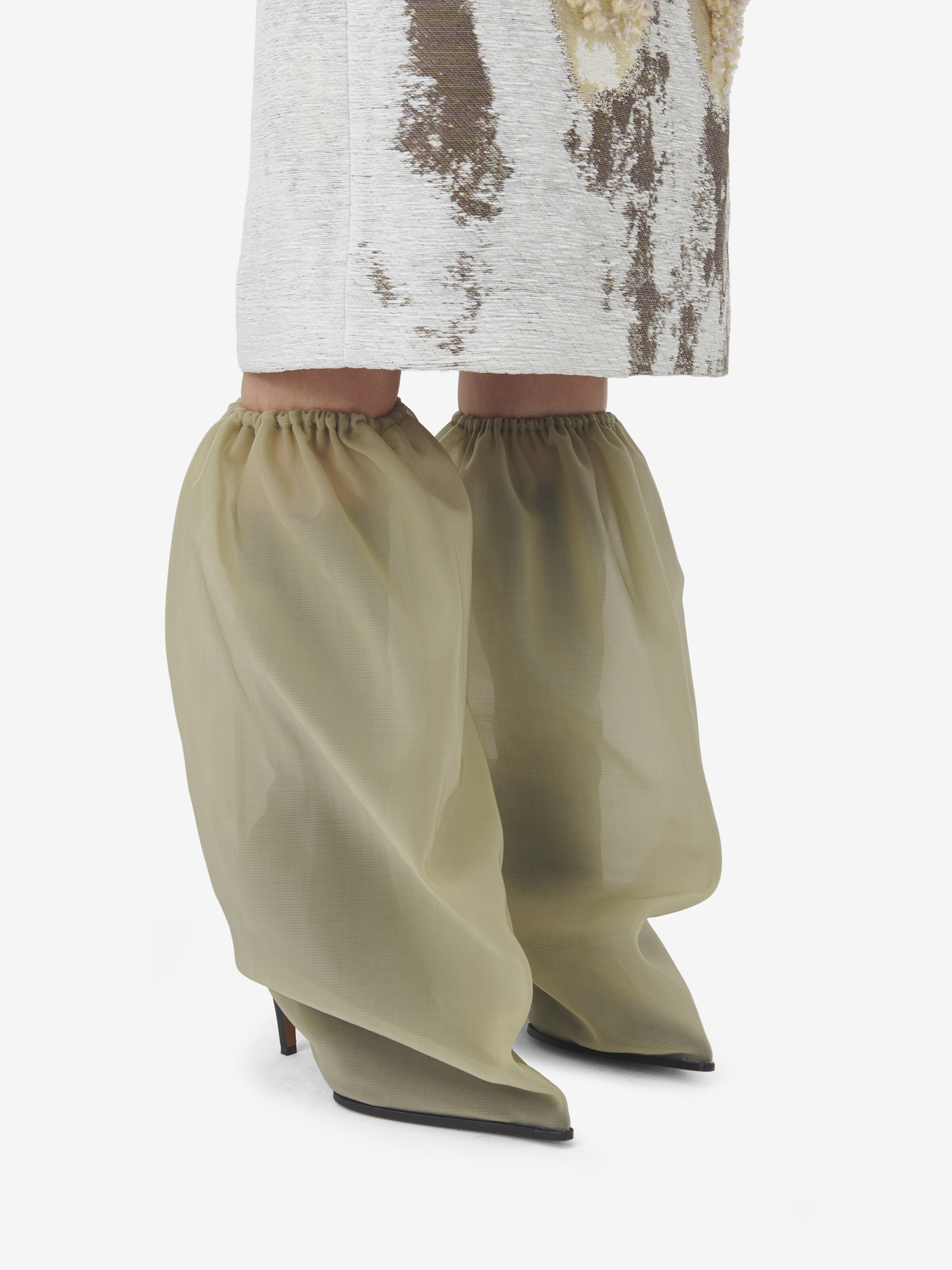 Women's Bag Boot in Beige in Nylon | Alexander McQueen - image 2